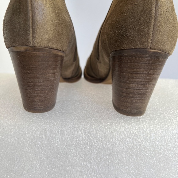 PAUL GREEN RILEY TAUPE SUEDE ROUND TOE ANKLE BOOTIE UK 3.5 (US 6) - Picture 8 of 14